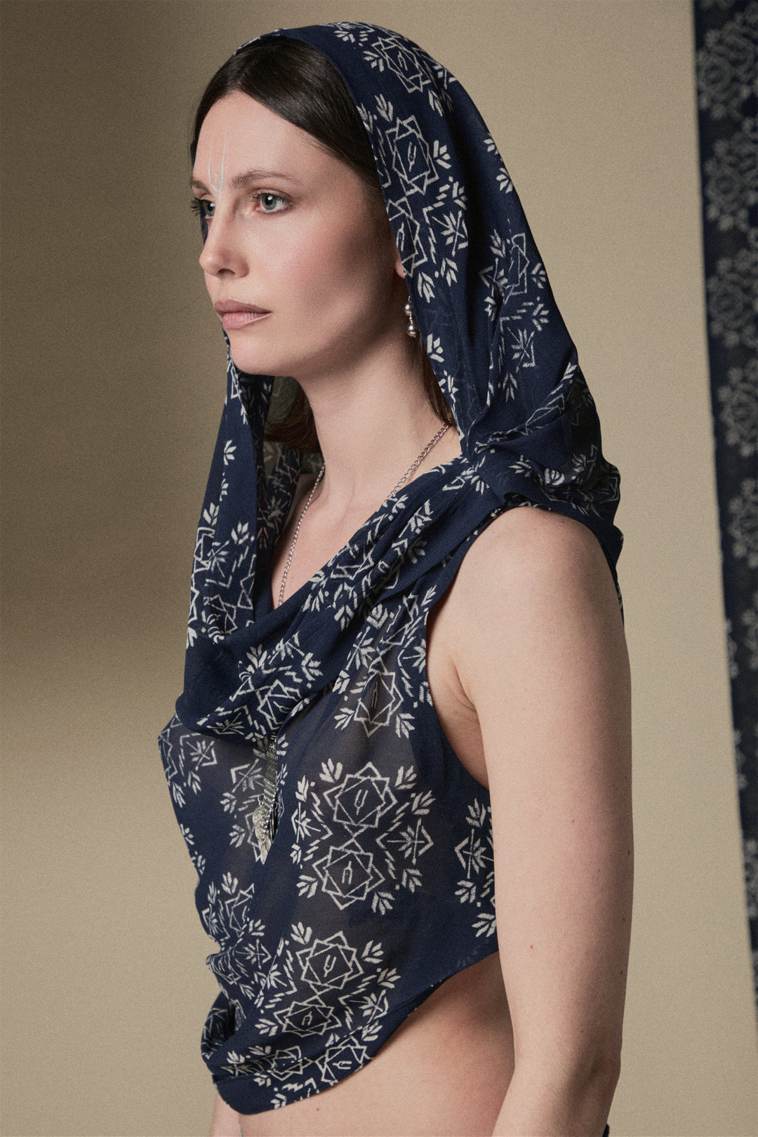 Hooded Saree Top — image 1